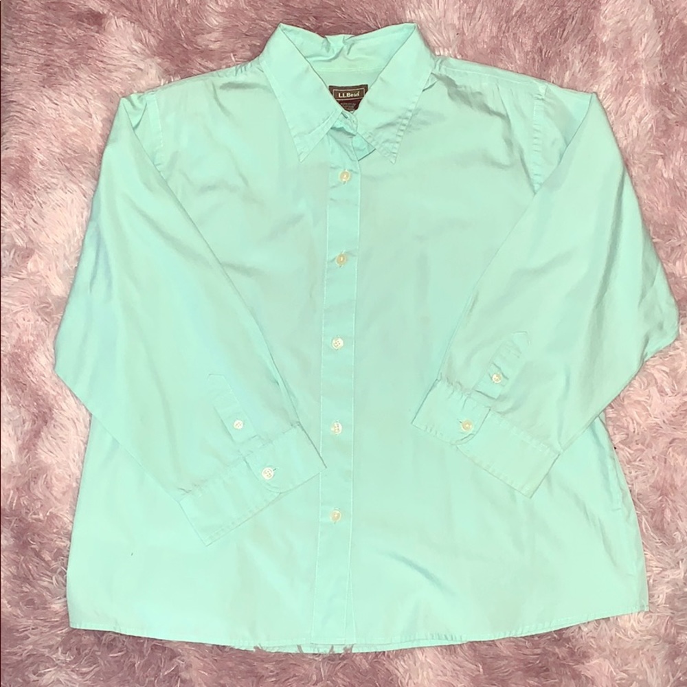 L.L. Bean Button Down Blouse